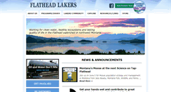 Desktop Screenshot of flatheadlakers.org